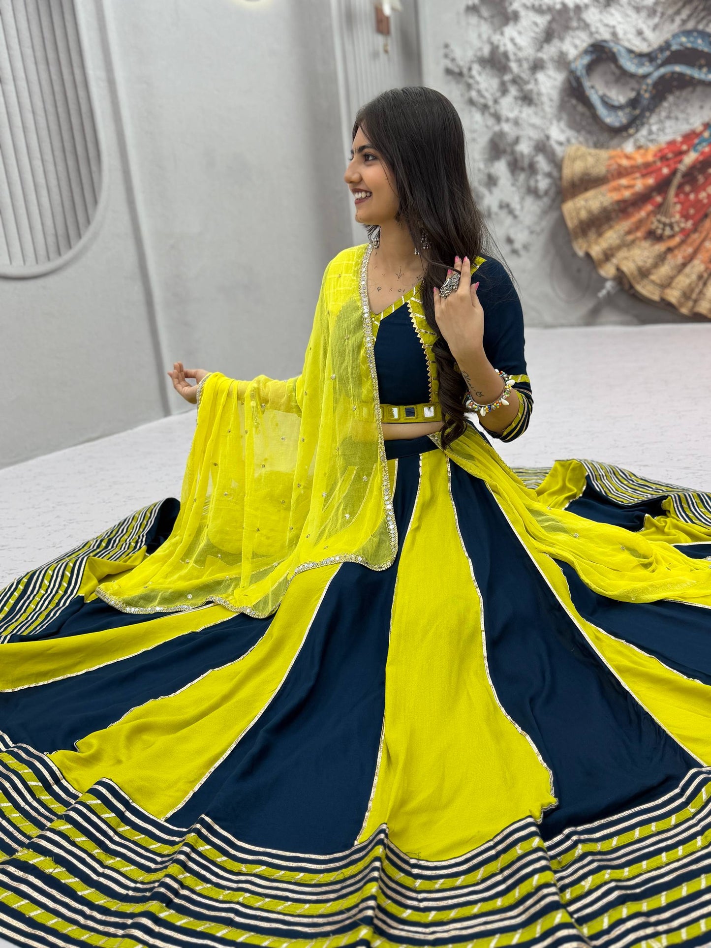 Navratri Special Pure Cotton Lehenga Choli for Women