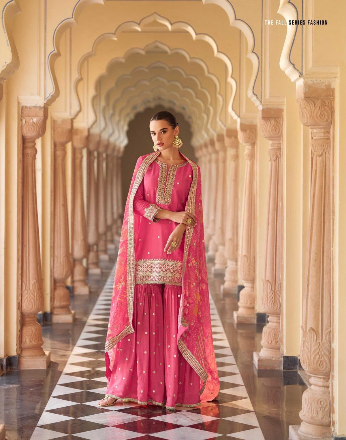 Premium Chinon Heavy Embroidery Salwar Kameez with Dupatta