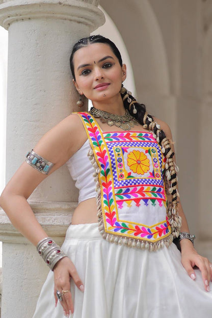 Navratri Embroidered Kutchi Gamthi Choli Blouse for Women