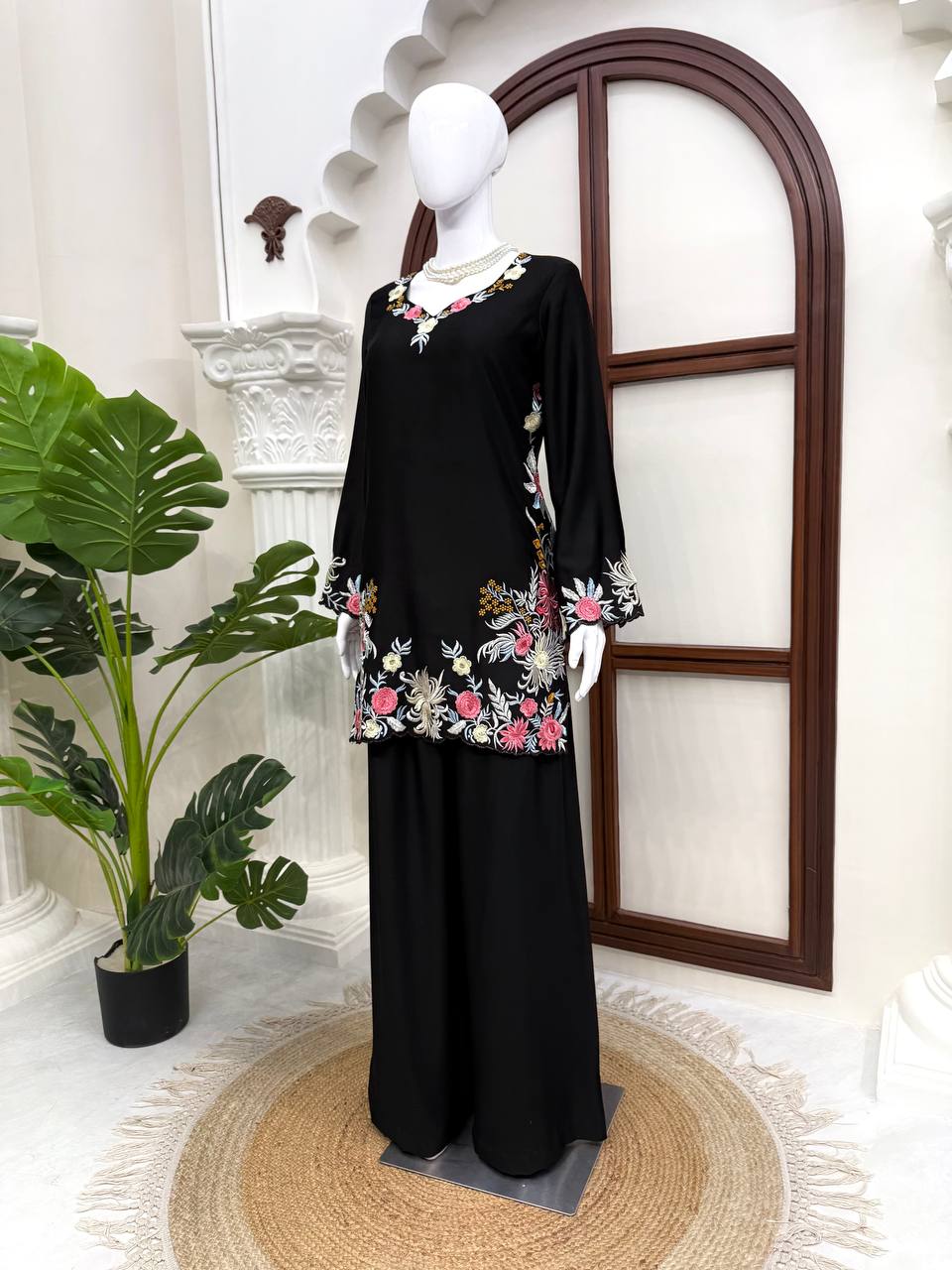 Black Pakistani Suit Dress Party Wear Salwar Kameez