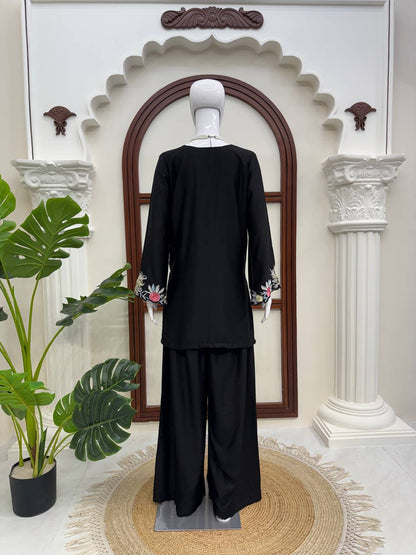 Black Pakistani Suit Dress Party Wear Salwar Kameez