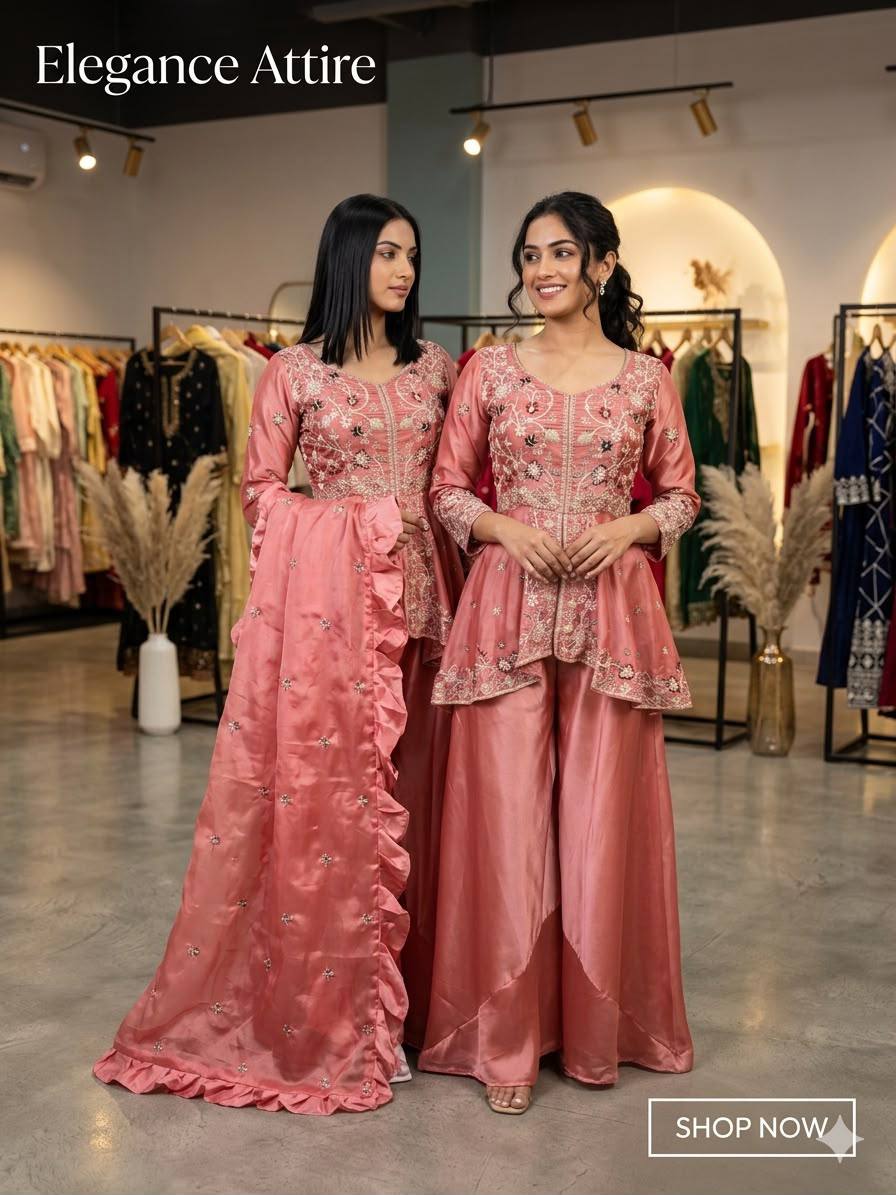 Embroidered Rangoli Silk Party Wear Salwar Suit