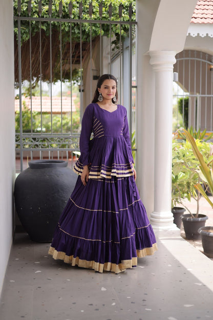 Navratri Special Layered Chaniya Choli Garba Dress for Women