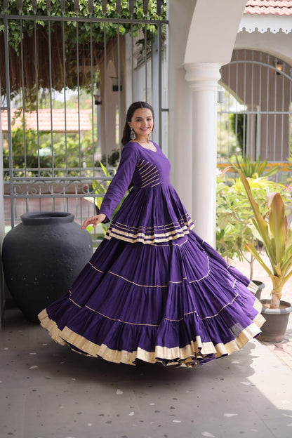 Navratri Special Layered Chaniya Choli Garba Dress for Women
