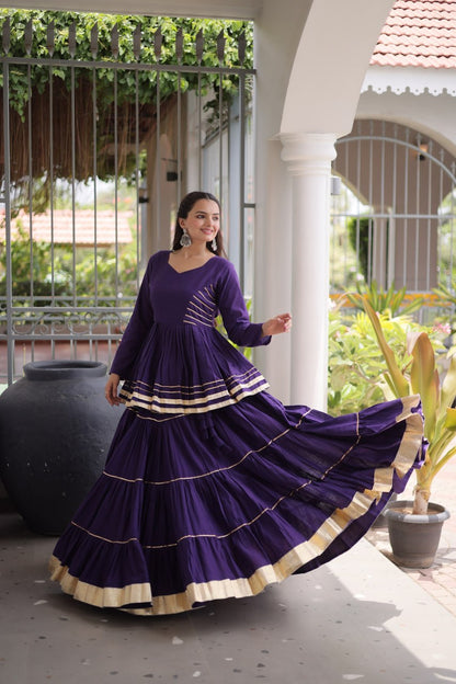 Navratri Special Layered Chaniya Choli Garba Dress for Women