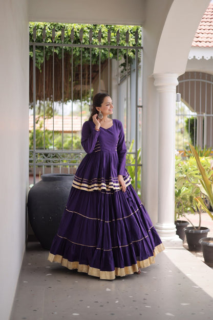 Navratri Special Layered Chaniya Choli Garba Dress for Women