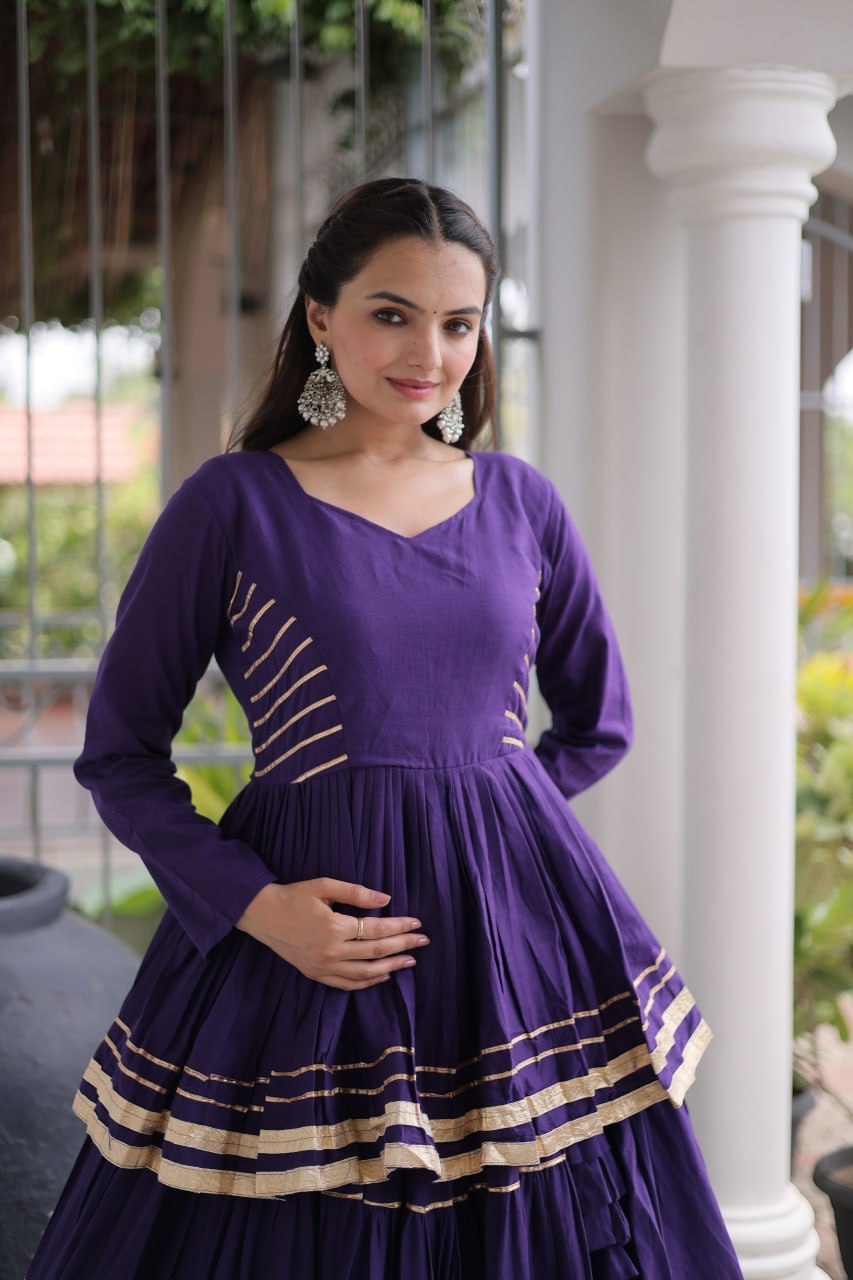 Navratri Special Layered Chaniya Choli Garba Dress for Women
