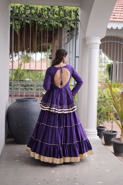 Navratri Special Layered Chaniya Choli Garba Dress for Women