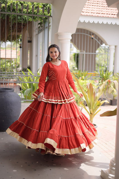 Navratri Special Layered Chaniya Choli Garba Dress for Women