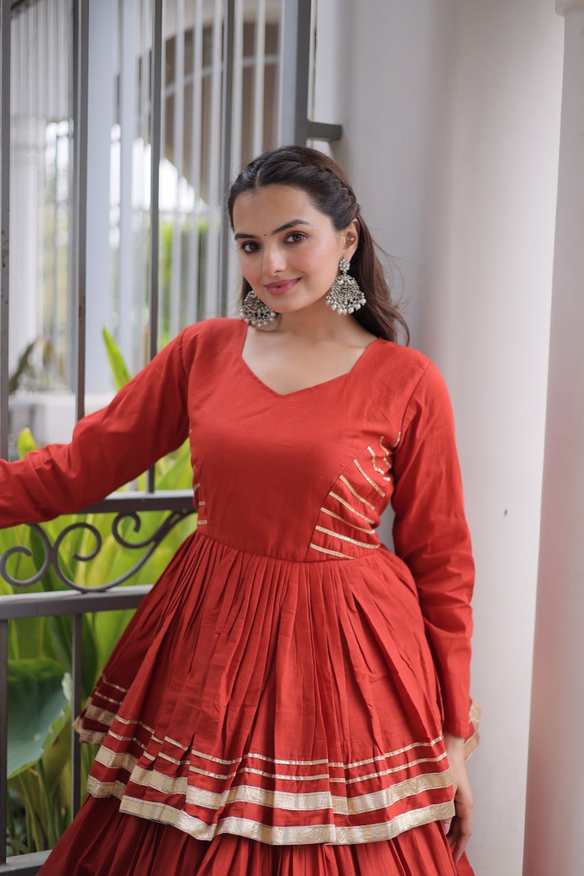Navratri Special Layered Chaniya Choli Garba Dress for Women