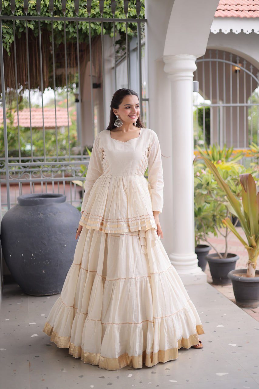 Navratri Special Layered Chaniya Choli Garba Dress for Women