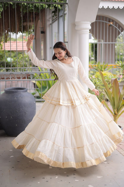Navratri Special Layered Chaniya Choli Garba Dress for Women