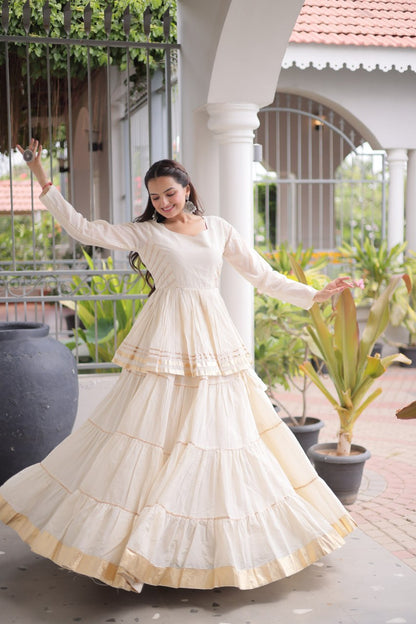 Navratri Special Layered Chaniya Choli Garba Dress for Women