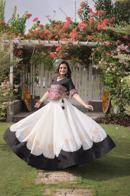 Navratri Special Gamthi Work Chaniya Choli for Garba