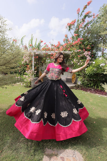 Navratri Special Gamthi Work Chaniya Choli for Garba