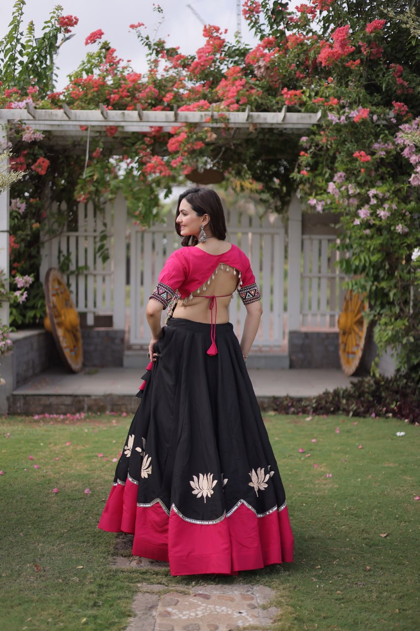 Navratri Special Gamthi Work Chaniya Choli for Garba