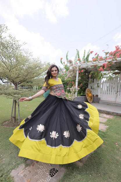 Navratri Special Gamthi Work Chaniya Choli for Garba