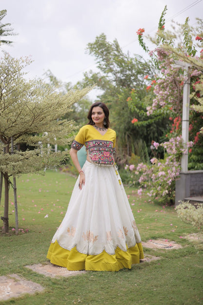 Navratri Special Gamthi Work Chaniya Choli for Garba