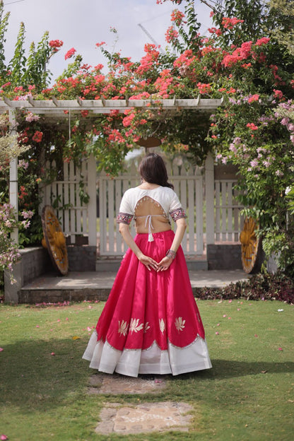Navratri Special Gamthi Work Chaniya Choli for Garba
