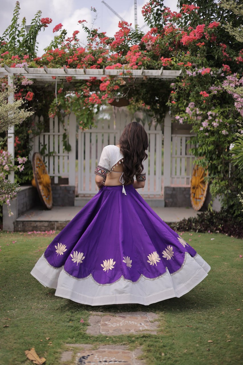 Navratri Special Gamthi Work Chaniya Choli for Garba