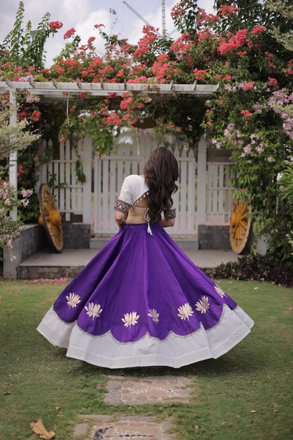 Navratri Special Gamthi Work Chaniya Choli for Garba