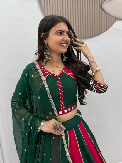 Navratri Special Pure Cotton Lehenga Choli for Women