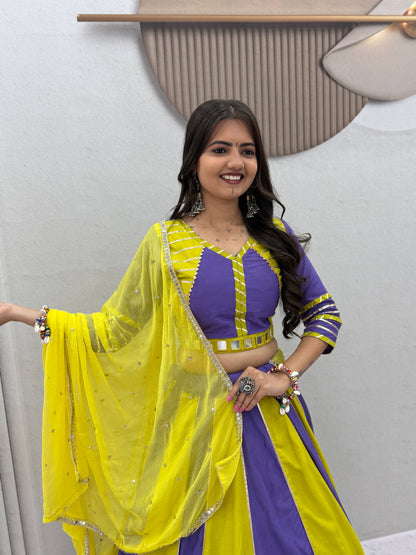 Navratri Special Pure Cotton Lehenga Choli for Women