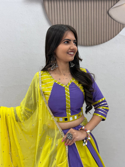 Navratri Special Pure Cotton Lehenga Choli for Women