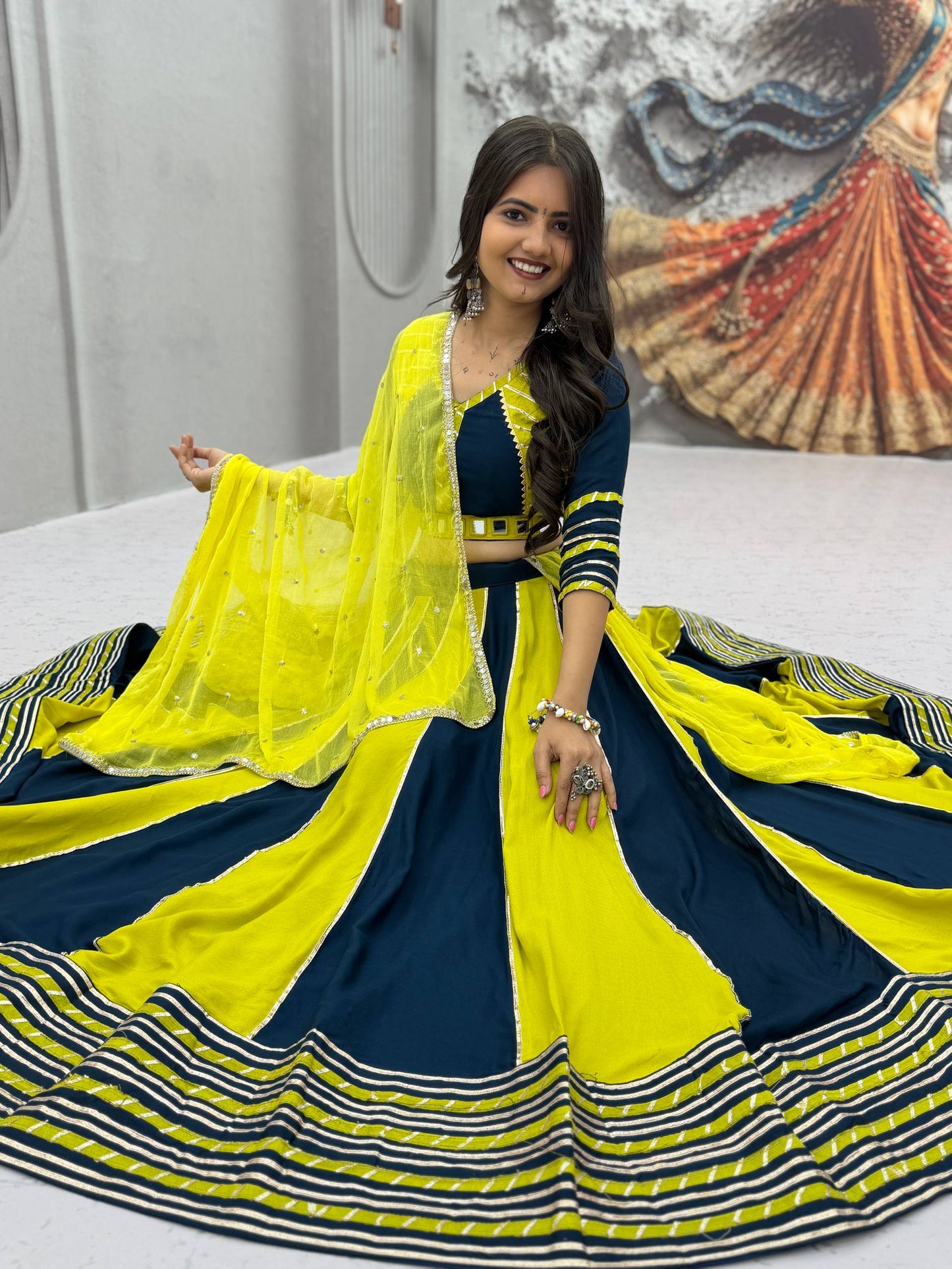 Navratri Special Pure Cotton Lehenga Choli for Women