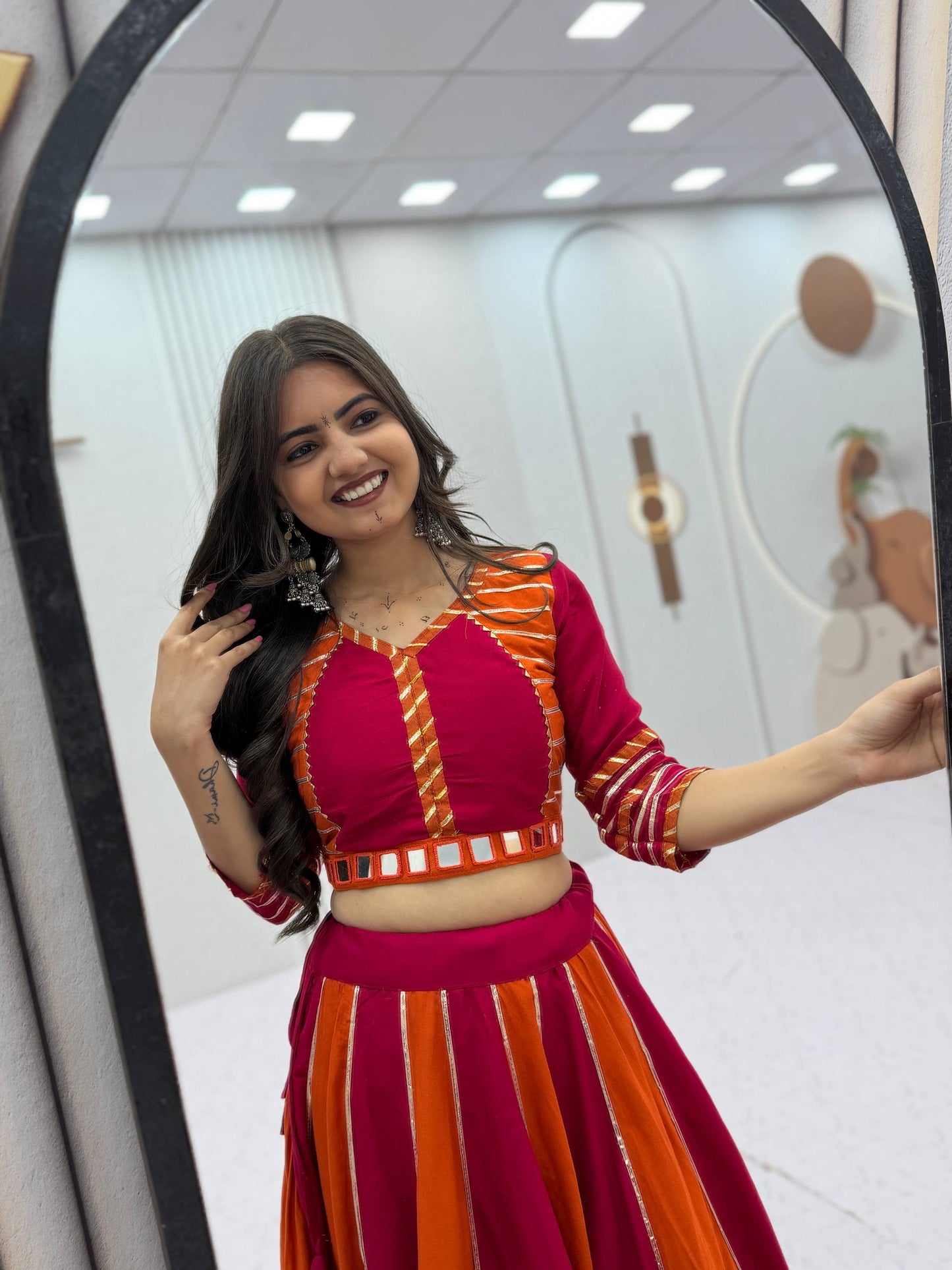 Navratri Special Pure Cotton Lehenga Choli for Women
