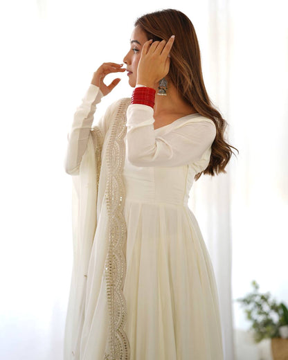 Premium Roman Silk Salwar Suit Party Wear Anarkali