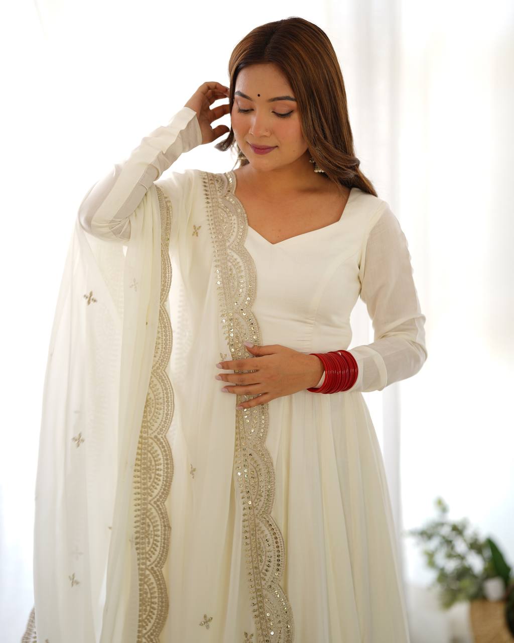 Premium Roman Silk Salwar Suit Party Wear Anarkali