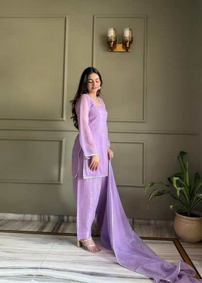 Crunchy Silk Pakistani Suit with Siroski Work Salwar Kameez