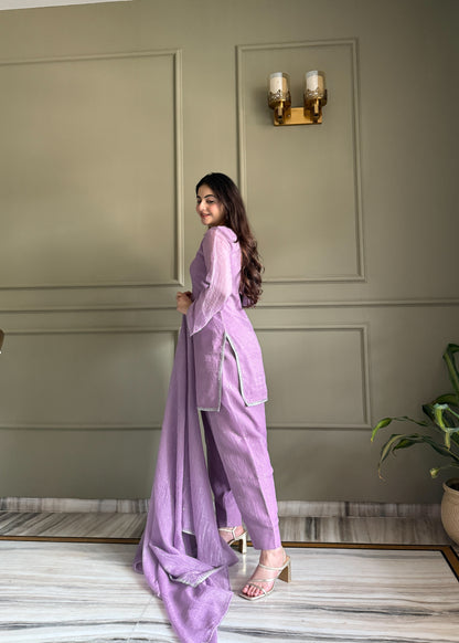 Crunchy Silk Salwar Suit Party Wear for Women