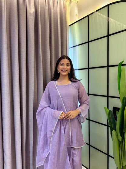 Crunchy Silk Salwar Suit Party Wear for Women