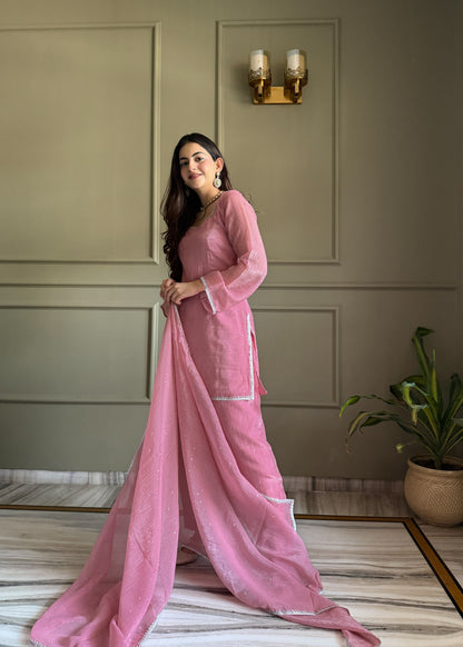 Crunchy Silk Salwar Suit Party Wear for Women