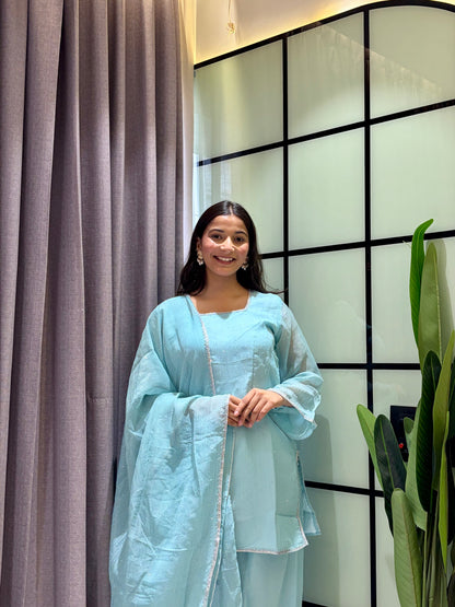 Crunchy Silk Salwar Suit Party Wear for Women
