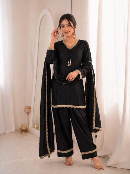 Fendi Silk Salwar Suit Party Wear for Women - Royal Riwaaz