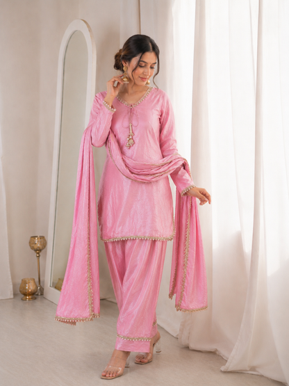 Fendi Silk Salwar Suit Party Wear for Women - Royal Riwaaz