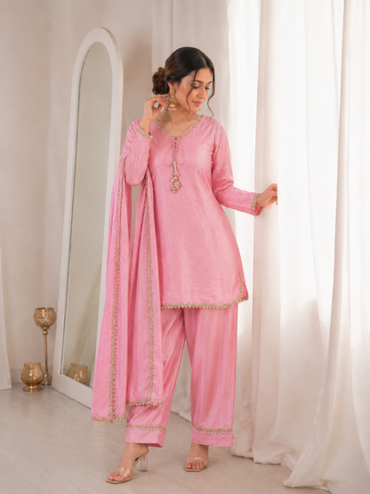 Fendi Silk Salwar Suit Party Wear for Women - Royal Riwaaz