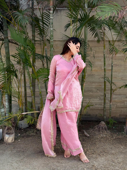 Fendi Silk Salwar Suit Party Wear for Women - Royal Riwaaz