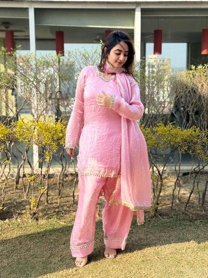 Fendi Silk Salwar Suit Party Wear for Women - Royal Riwaaz