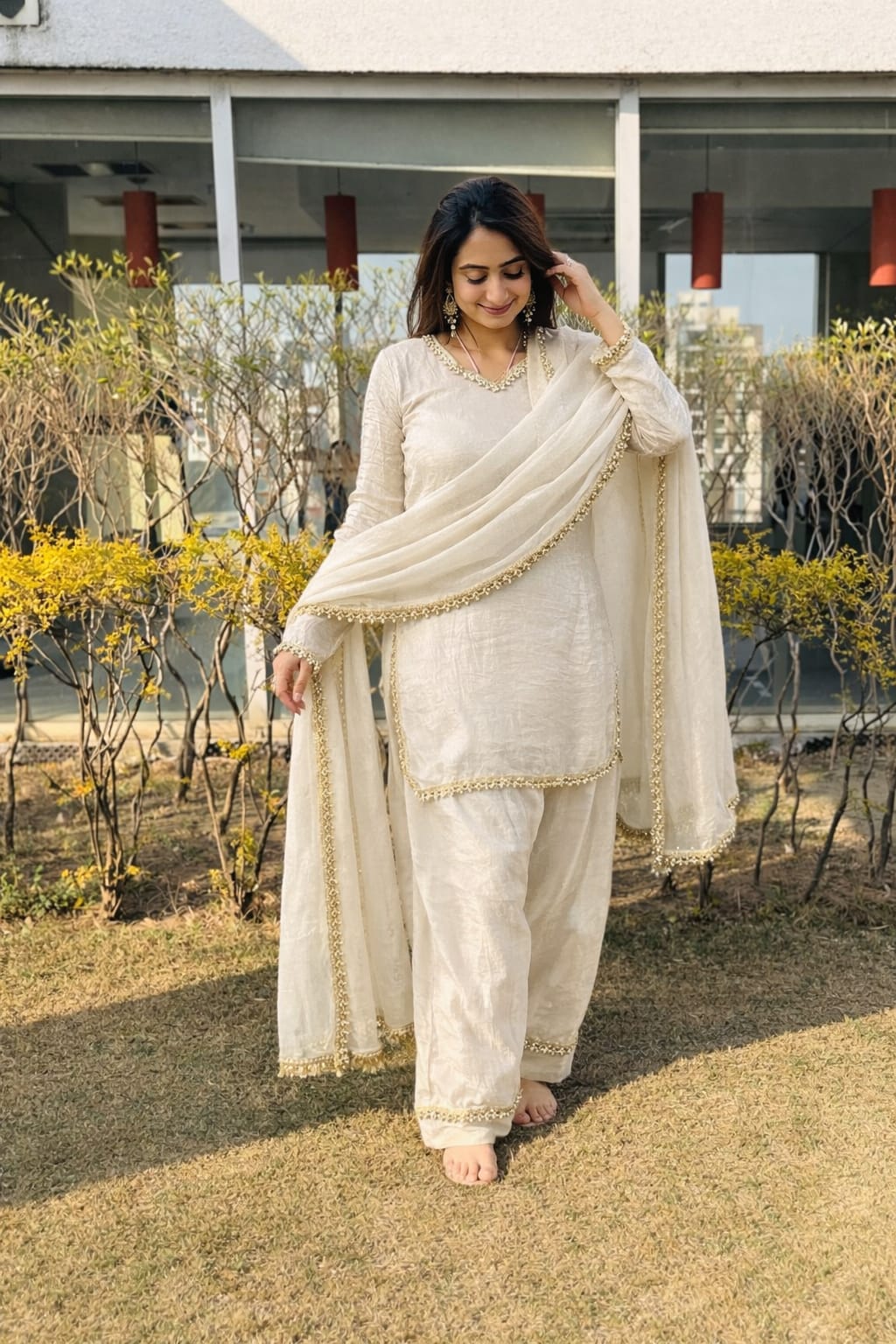 Fendi Silk Salwar Suit Party Wear for Women - Royal Riwaaz