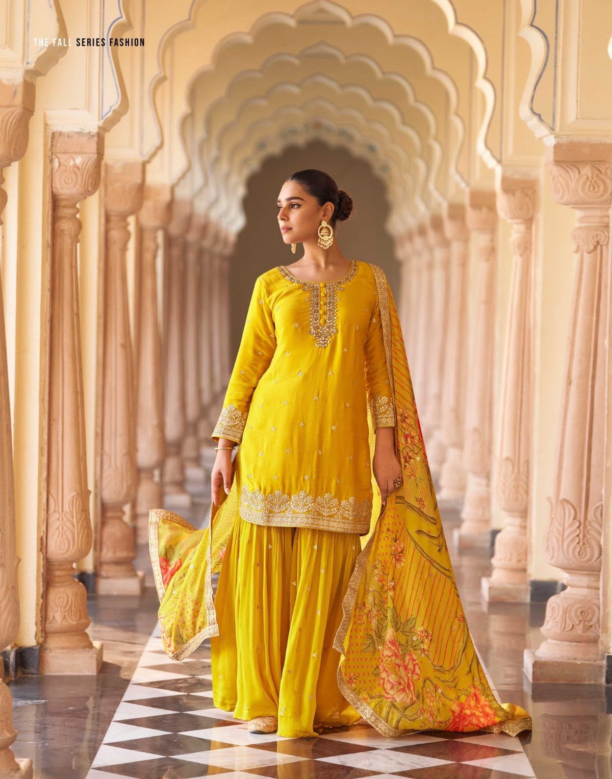 Premium Readymade Embroidered Plazo Suit Set with Designer Dupatta