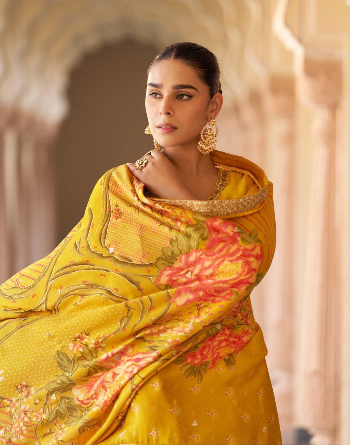 Premium Readymade Embroidered Plazo Suit Set with Designer Dupatta