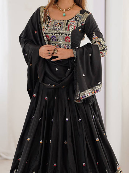 Natural Silk Lehenga Choli for Women Wedding Party Wear