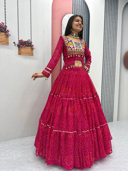 Navratri Special Georgette Lehenga Choli for Garba Night