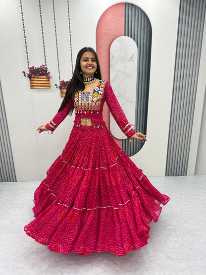 Navratri Special Georgette Lehenga Choli for Garba Night
