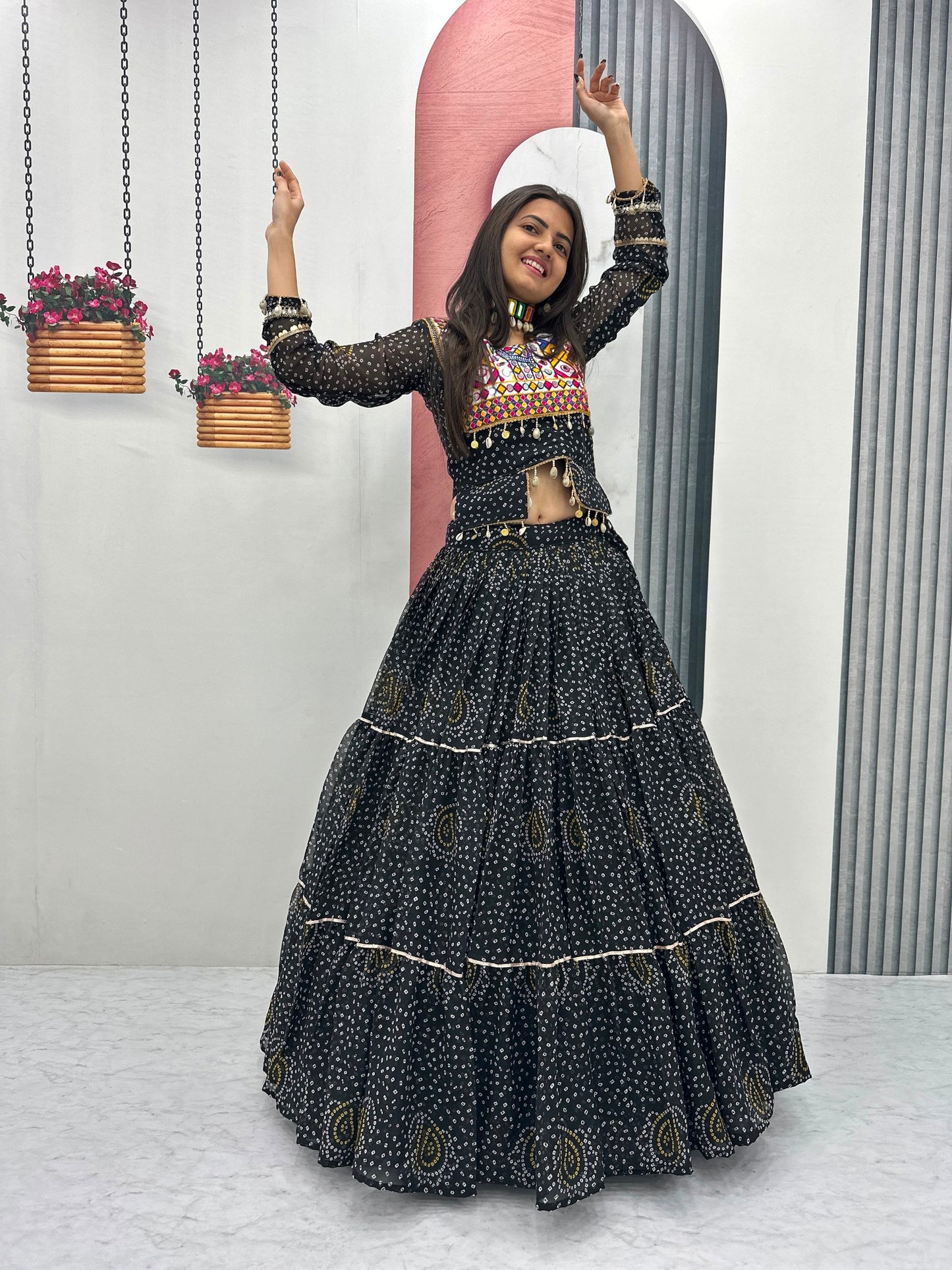 Navratri Special Georgette Lehenga Choli for Garba Night