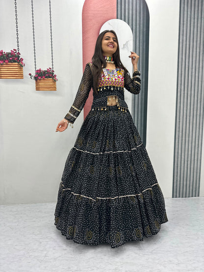 Navratri Special Georgette Lehenga Choli for Garba Night